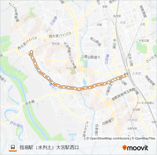 大３１ Bus Line Map