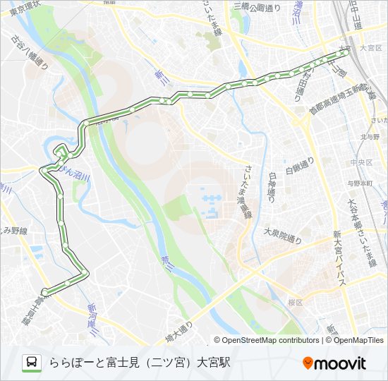 大３５ Bus Line Map