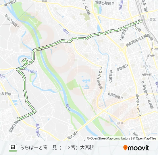 大３５ バスの路線図