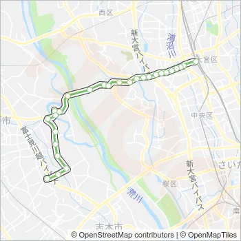 大３５ Bus Line Map