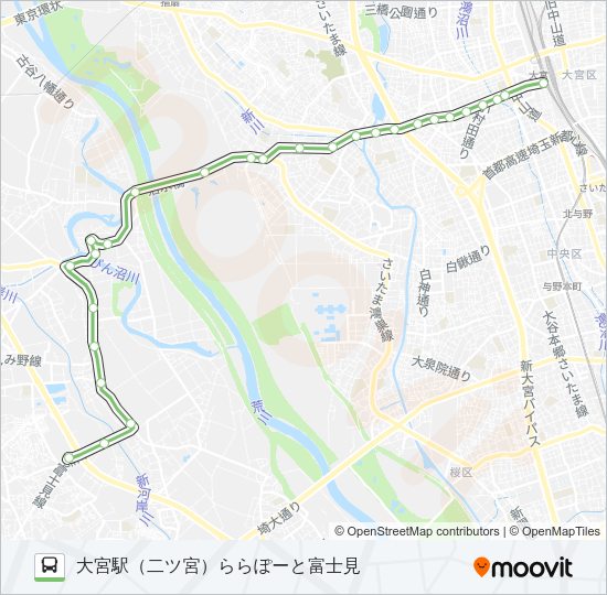大３５ Bus Line Map