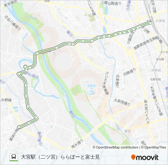 大３５ Bus Line Map