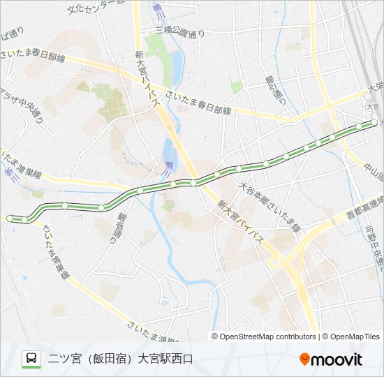 大３６ Bus Line Map