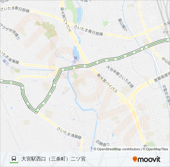 大３６ Bus Line Map