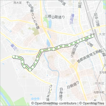 大３６ Bus Line Map