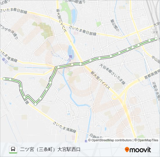 大３６ Bus Line Map
