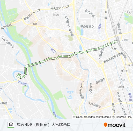 大３７ Bus Line Map