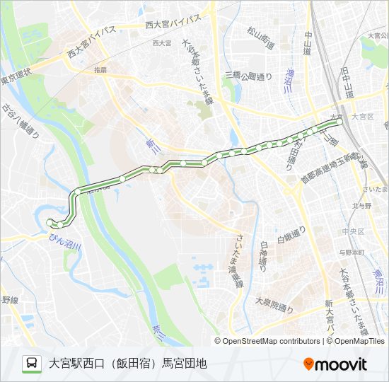 大３７ Bus Line Map