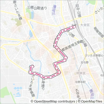大３９ Bus Line Map