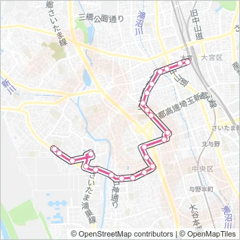 大４０ Bus Line Map