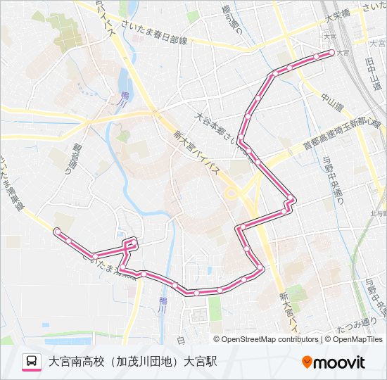 大４０ Bus Line Map