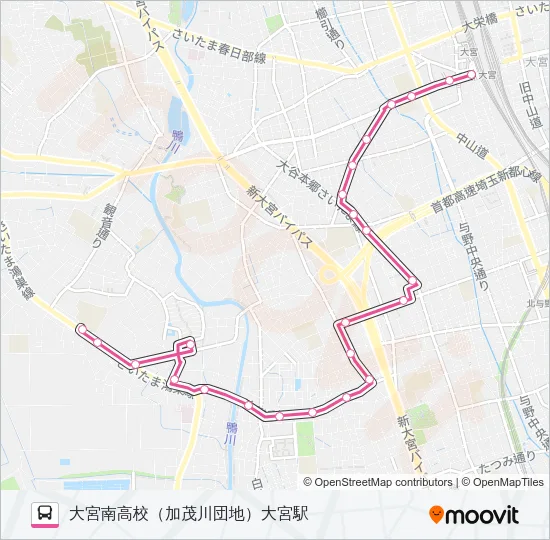 大４０ バスの路線図