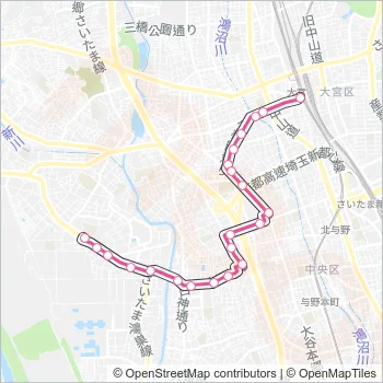 大４０ Bus Line Map