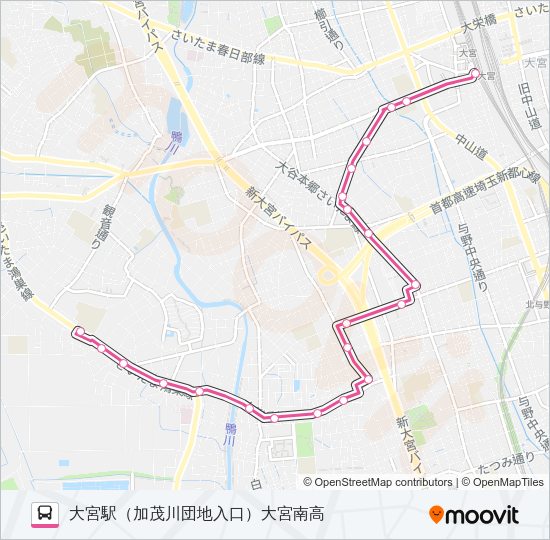 大４０ Bus Line Map