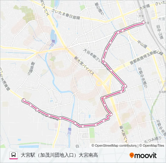 大４０ バスの路線図