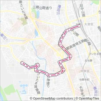 大４０ Bus Line Map