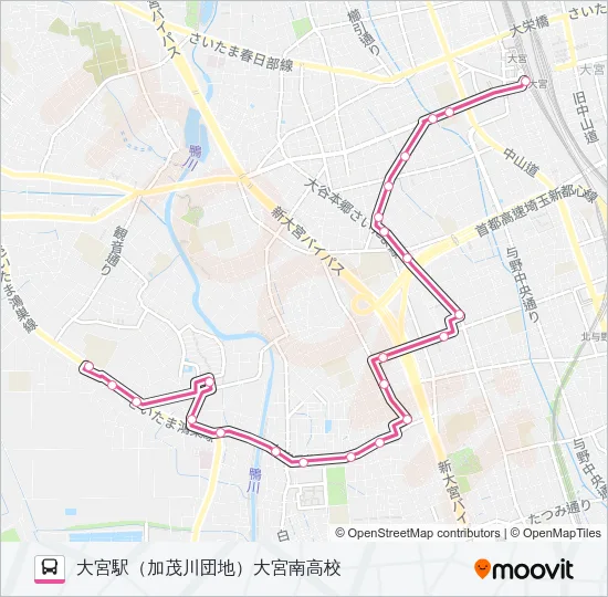 大４０ バスの路線図