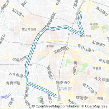 宿２０ Bus Line Map