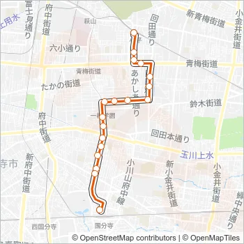 寺６１ Bus Line Map