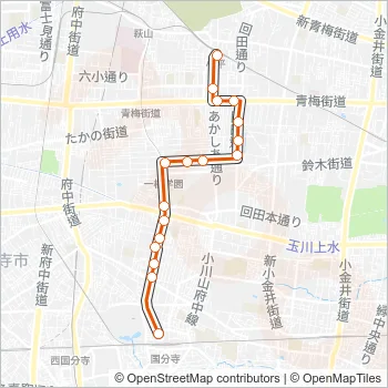 寺６１ Bus Line Map