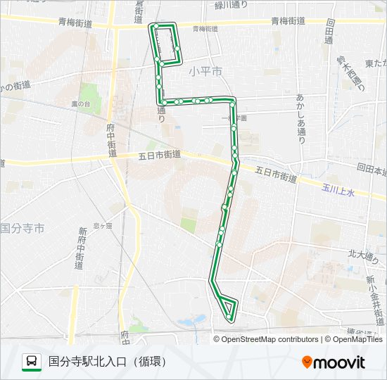 寺６４ Bus Line Map