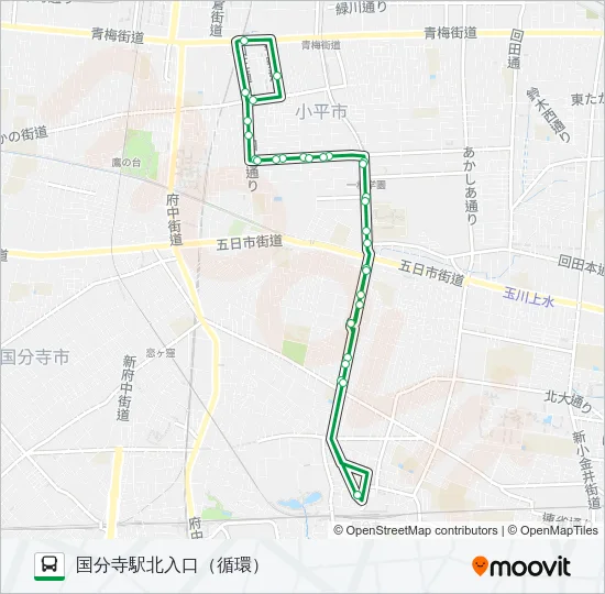 寺６４ Bus Line Map