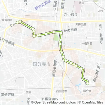 寺７２ Bus Line Map