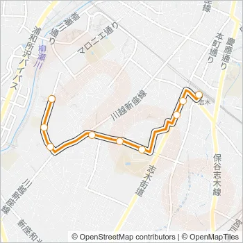志３１ Bus Line Map