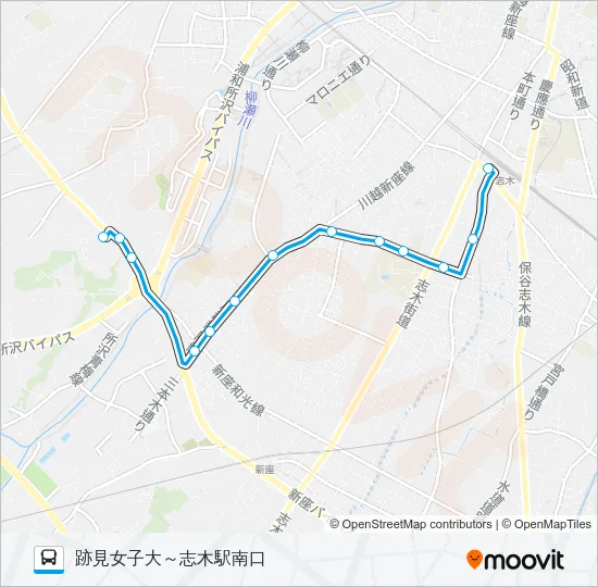 志３２ バスの路線図