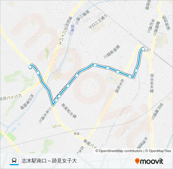 志３２ バスの路線図