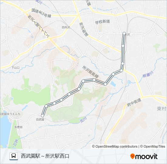 所１８ Bus Line Map
