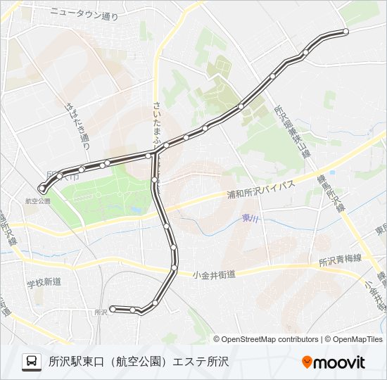 所５７ Bus Line Map