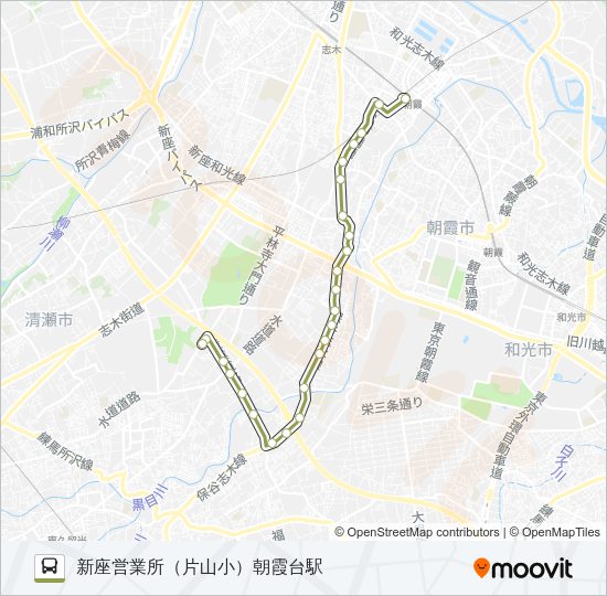 朝２３ Bus Line Map
