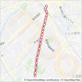 本５５ Bus Line Map