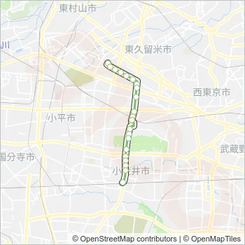 武１５ Bus Line Map