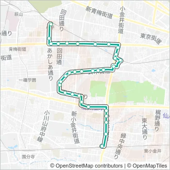 武１７ Bus Line Map