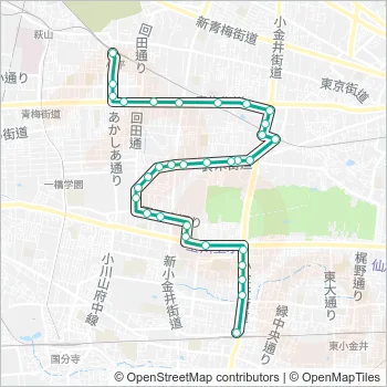 武１７ Bus Line Map