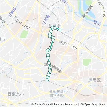 泉３２ Bus Line Map