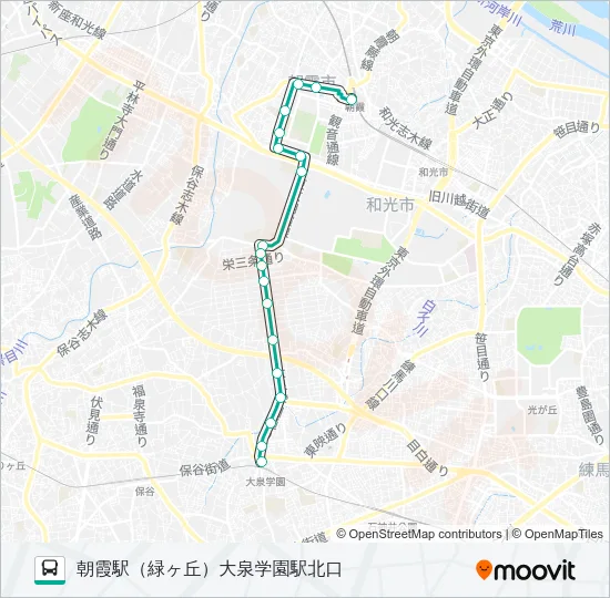 泉３２ Bus Line Map