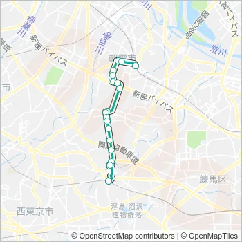 泉３２ Bus Line Map
