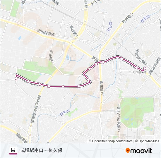 泉３４ Bus Line Map