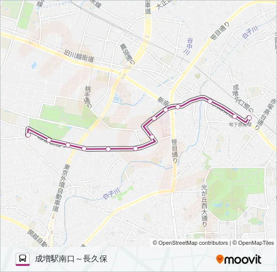 泉３４ バスの路線図