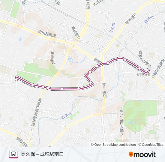 泉３４ Bus Line Map