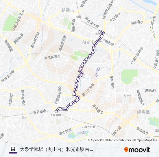 泉３９ Bus Line Map