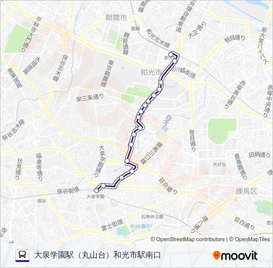 泉３９ Bus Line Map