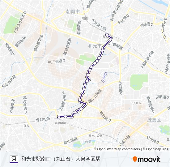 泉３９ Bus Line Map
