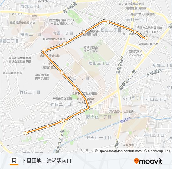 清０２ Bus Line Map