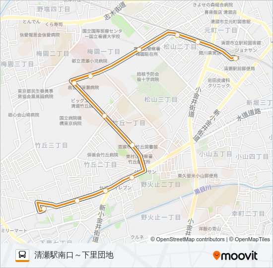 清０２ Bus Line Map