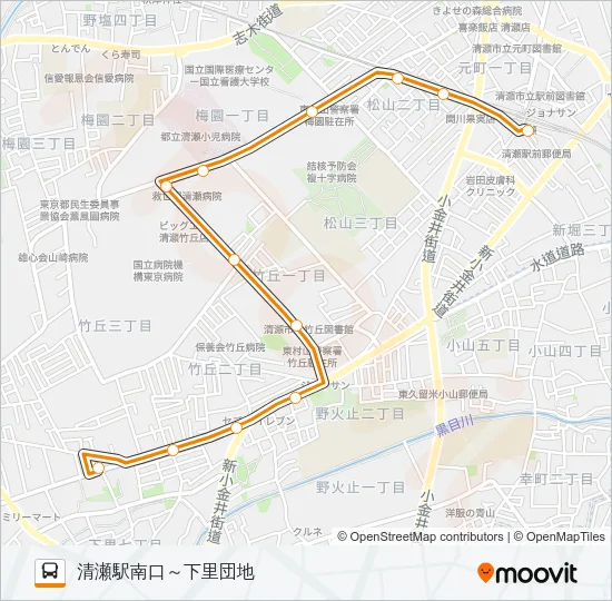 清０２ Bus Line Map