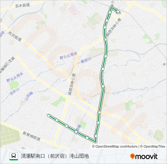 清１１ Bus Line Map